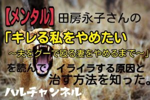 「キレる私をやめたい」を読んで