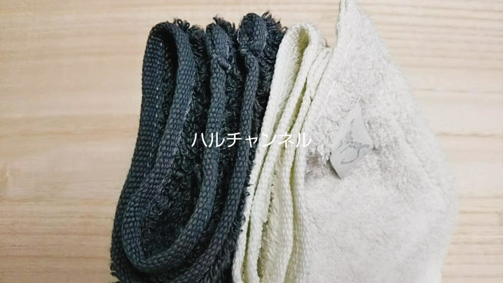 育てるタオルを3回洗濯したら厚みが増した！